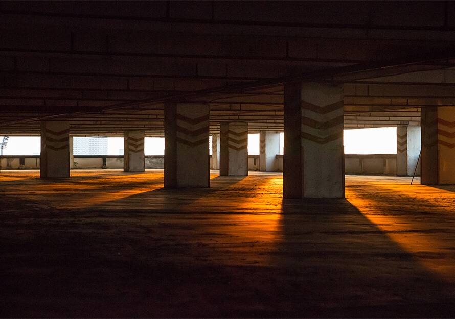 Foundations of a multi-storey building